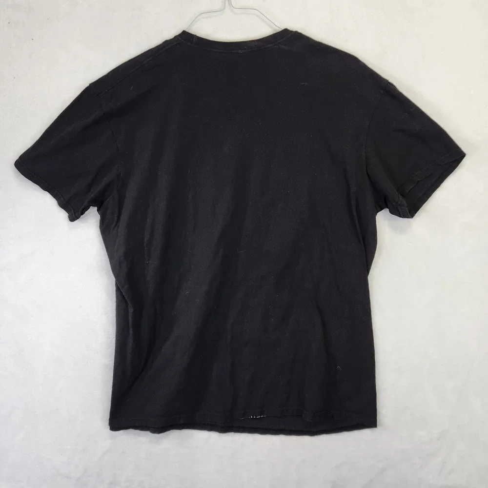 Hybrid Apparel Liberty and Plenty of Whiskey Flask Eagle‎ Graphic Tee Black XL